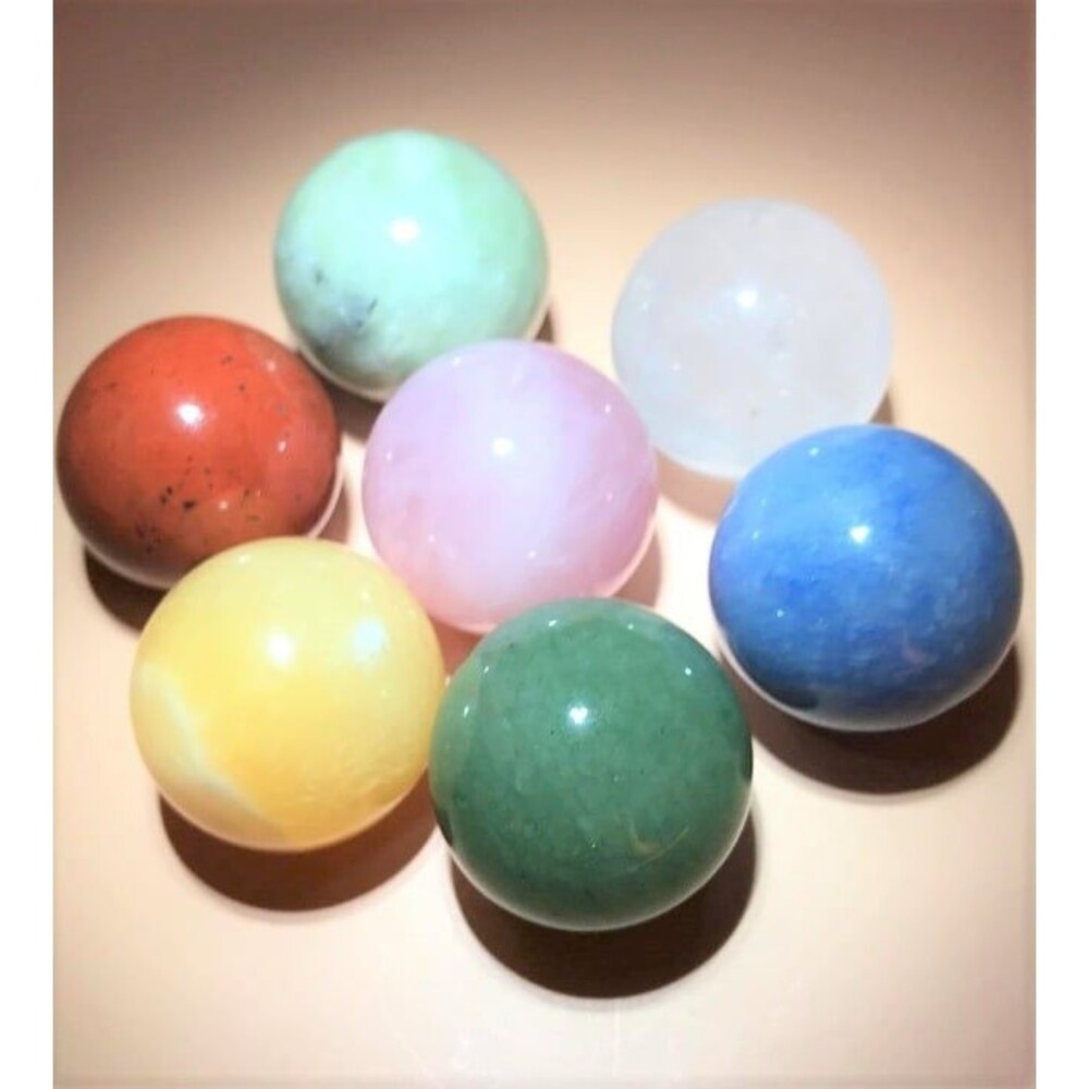 Chakra Sphere Set - ( 7 Spheres)